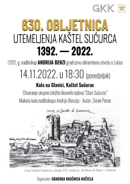 630. obljetnica Kaštel Sućurca – glazbeno-poetsko-likovna večer u Kuli na Glavici  u Kaštel Sućurcu