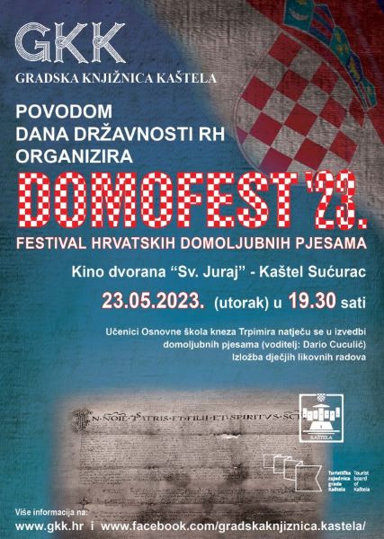 DOMOFEST 2023. – kaštelanski festival domoljubnih pjesama