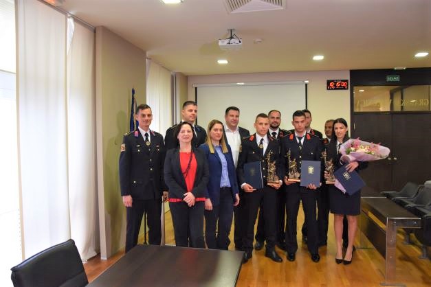 Održan svečani prijem najboljih vatrogasaca