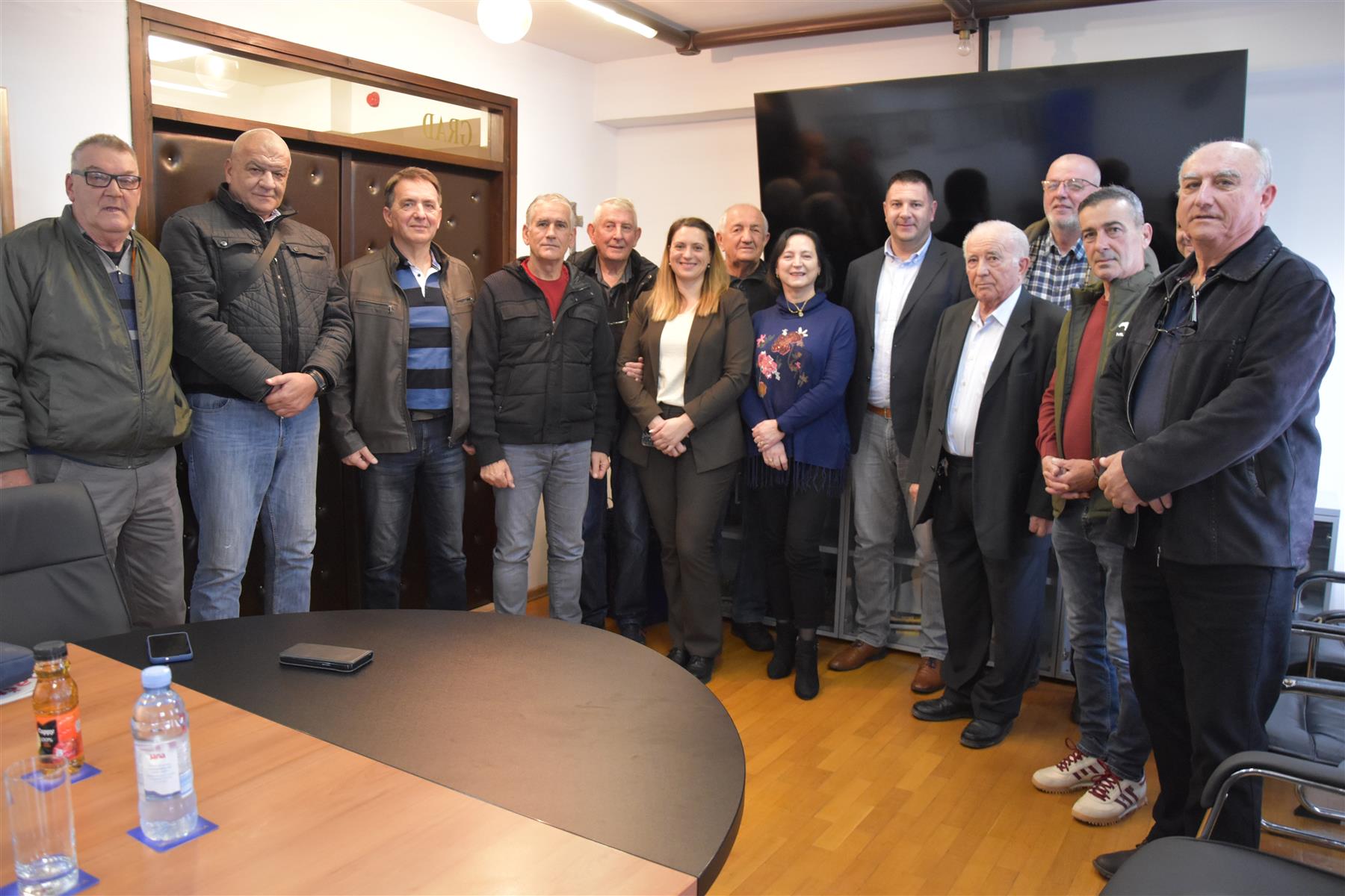 Predstavnici braniteljskih udruga na prijemu kod gradonačelnika