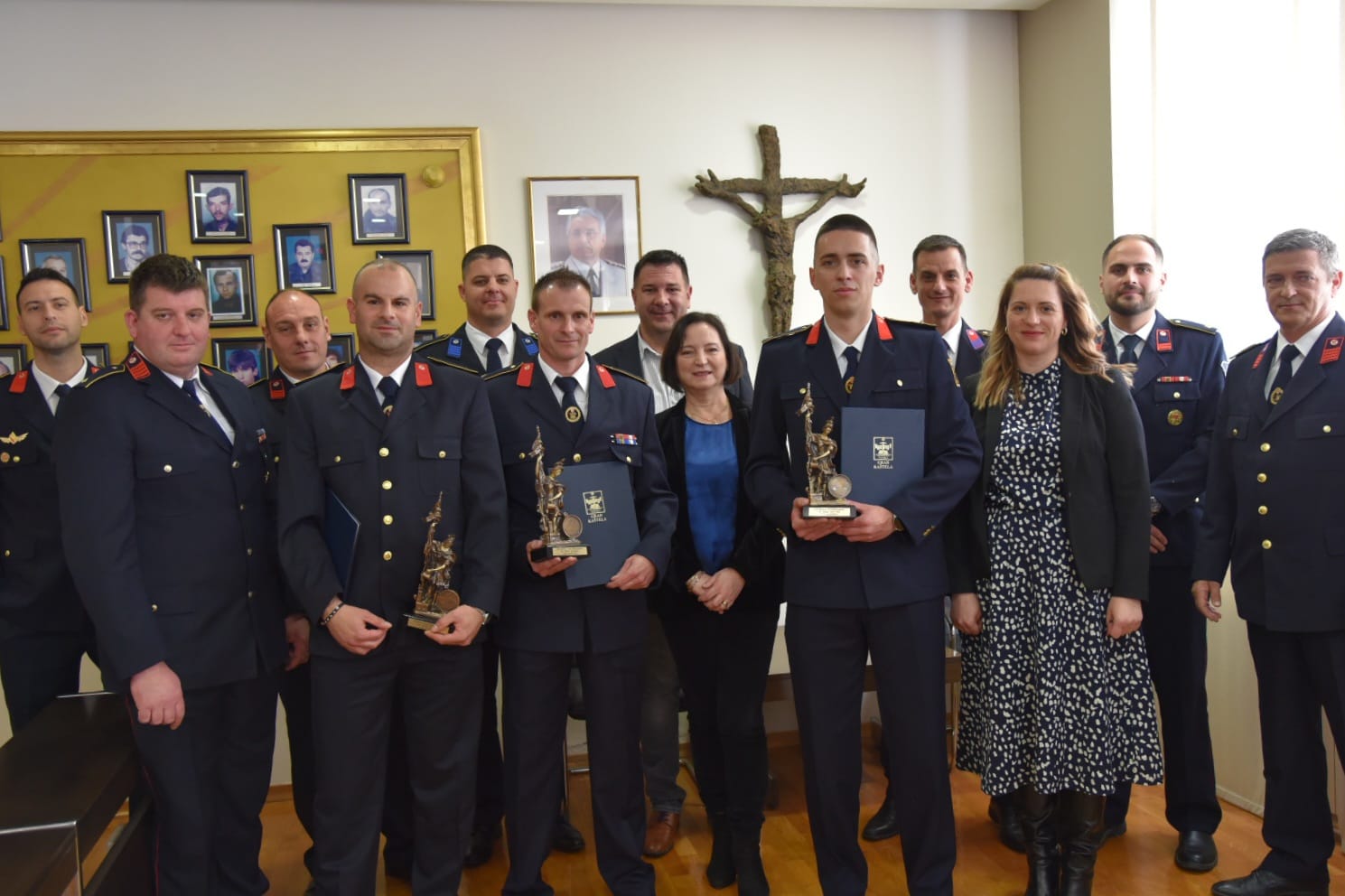 Održan svečani prijem najboljih vatrogasaca