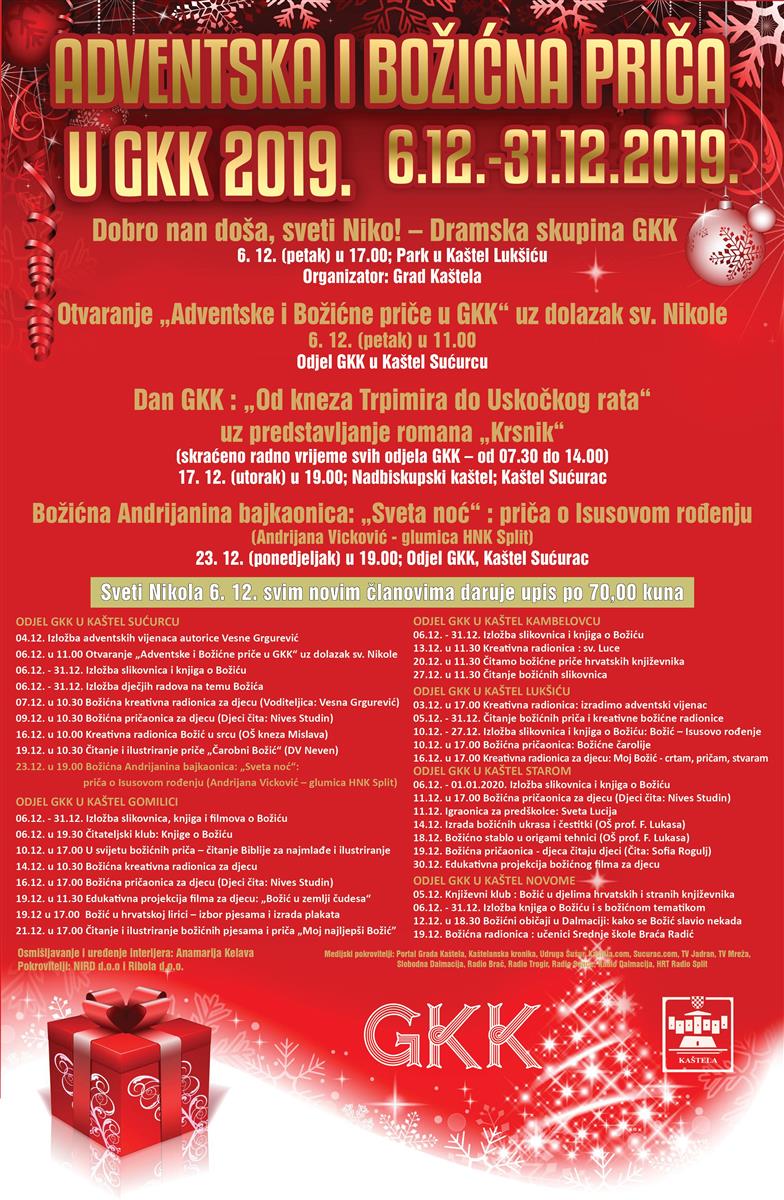 Božićna pričaonica GKK: „Svetu noć“ pripovijeda glumica HNK Andrijana Vicković