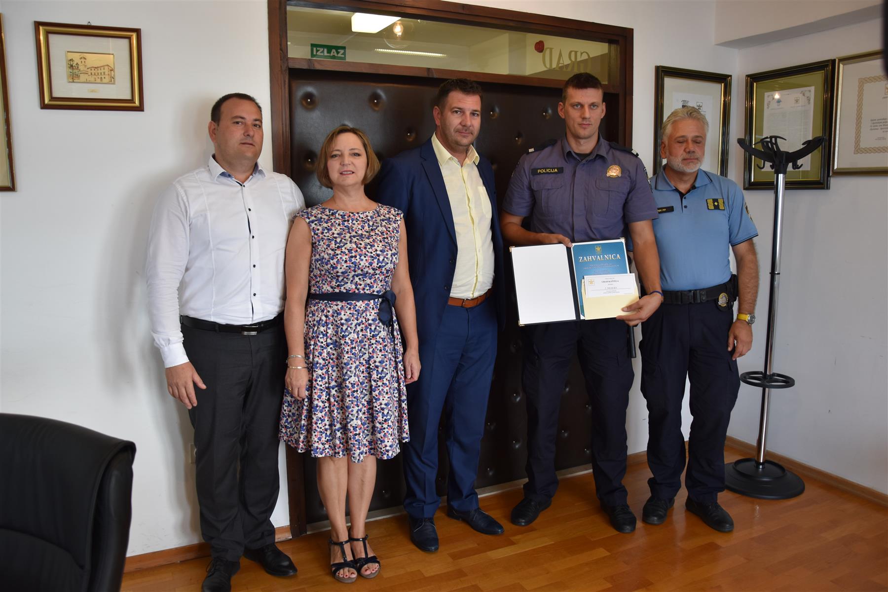 Marko Mijić najbolji kaštelanski policajac u 2019.