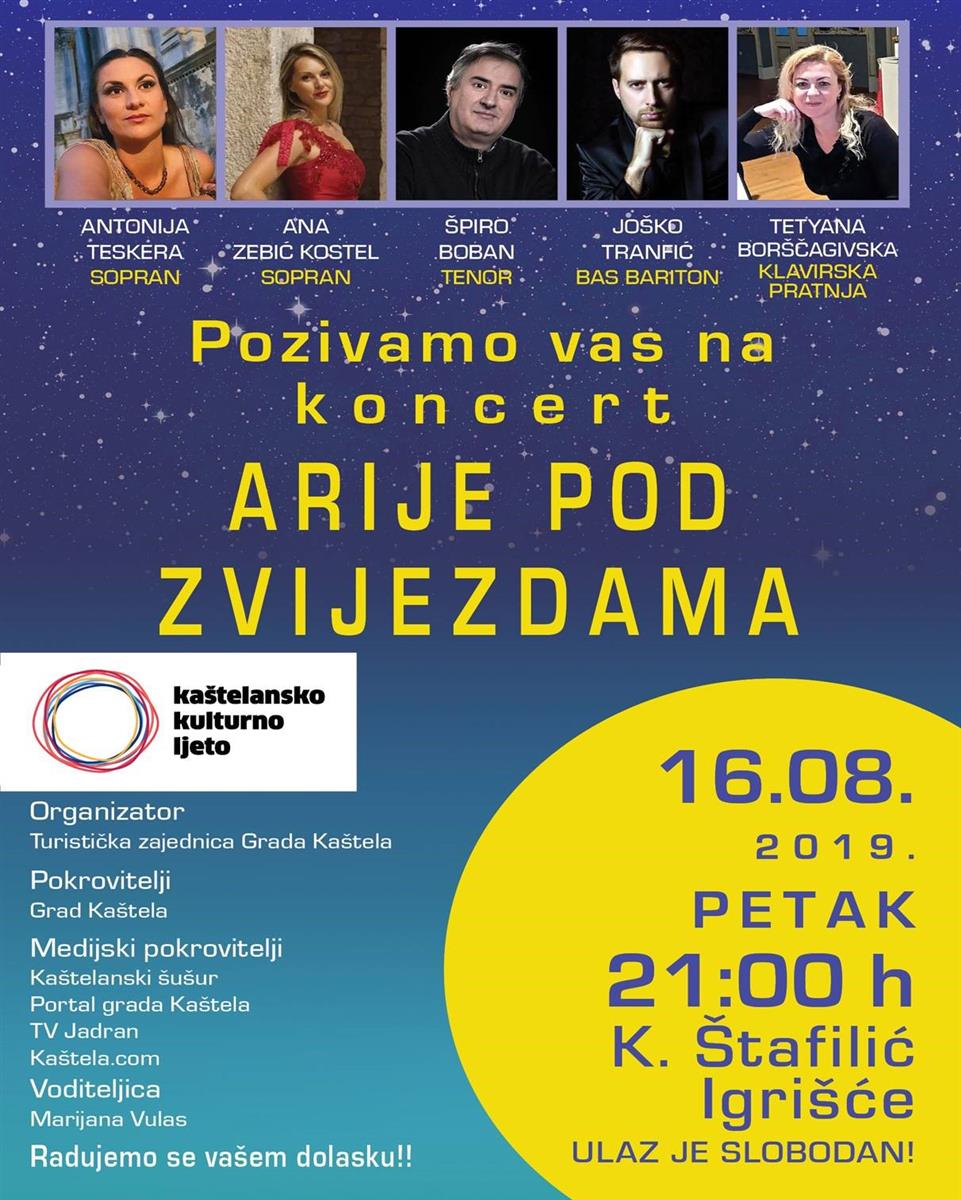 Podvorje u Podvorju, koncert HGD Biranj i Arije pod zvijezdama