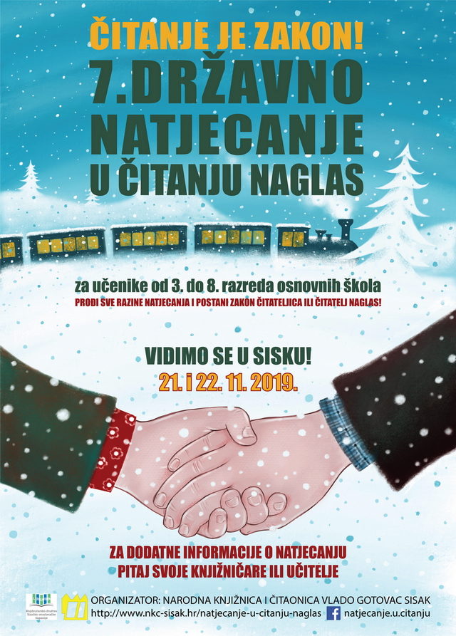 GKK organizira županijsko Natjecanje u čitanju naglas