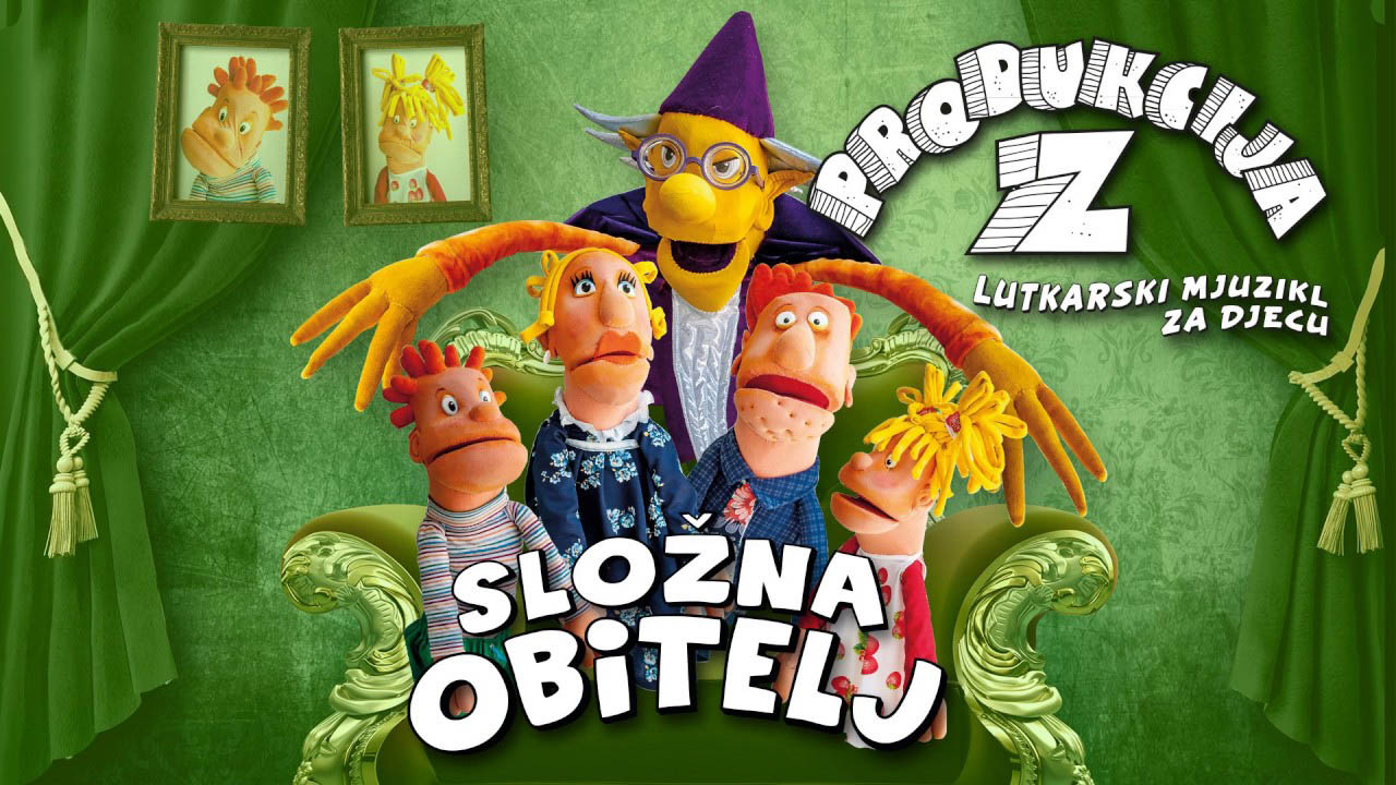 Obavijest o prebacivanju lutkarske predstave ‘Složna obitelj’ za četvrtak 26. kolovoza