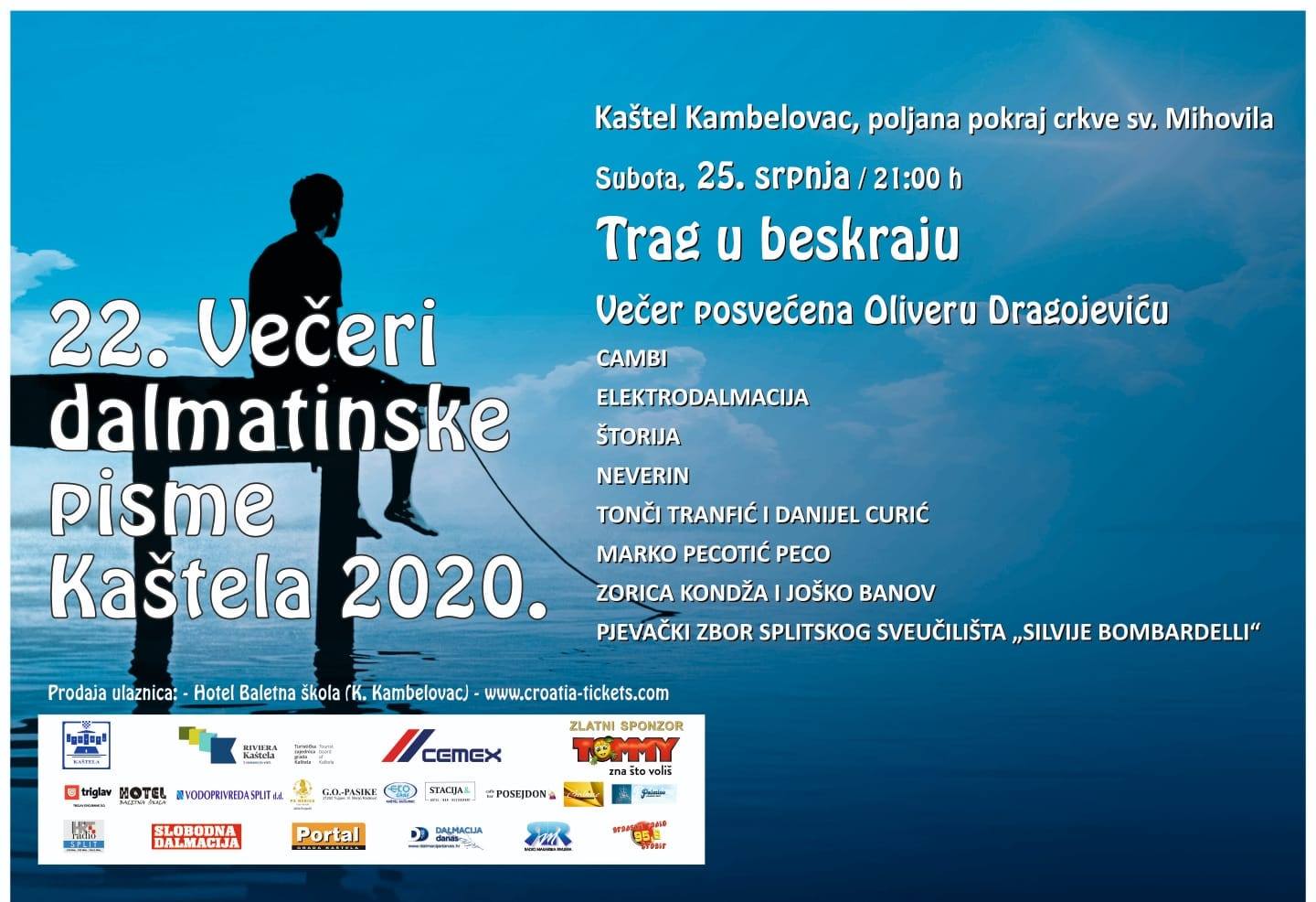 Večeri dalmatinske pisme „Trag u beskraju“