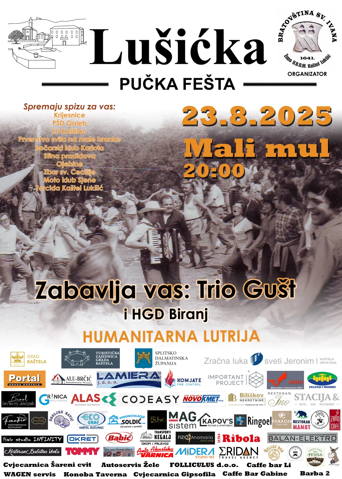 LUŠIĆKA PUČKA FEŠTA – Pučka fešta uz Trio gušt – mali mul, K. Lukšić