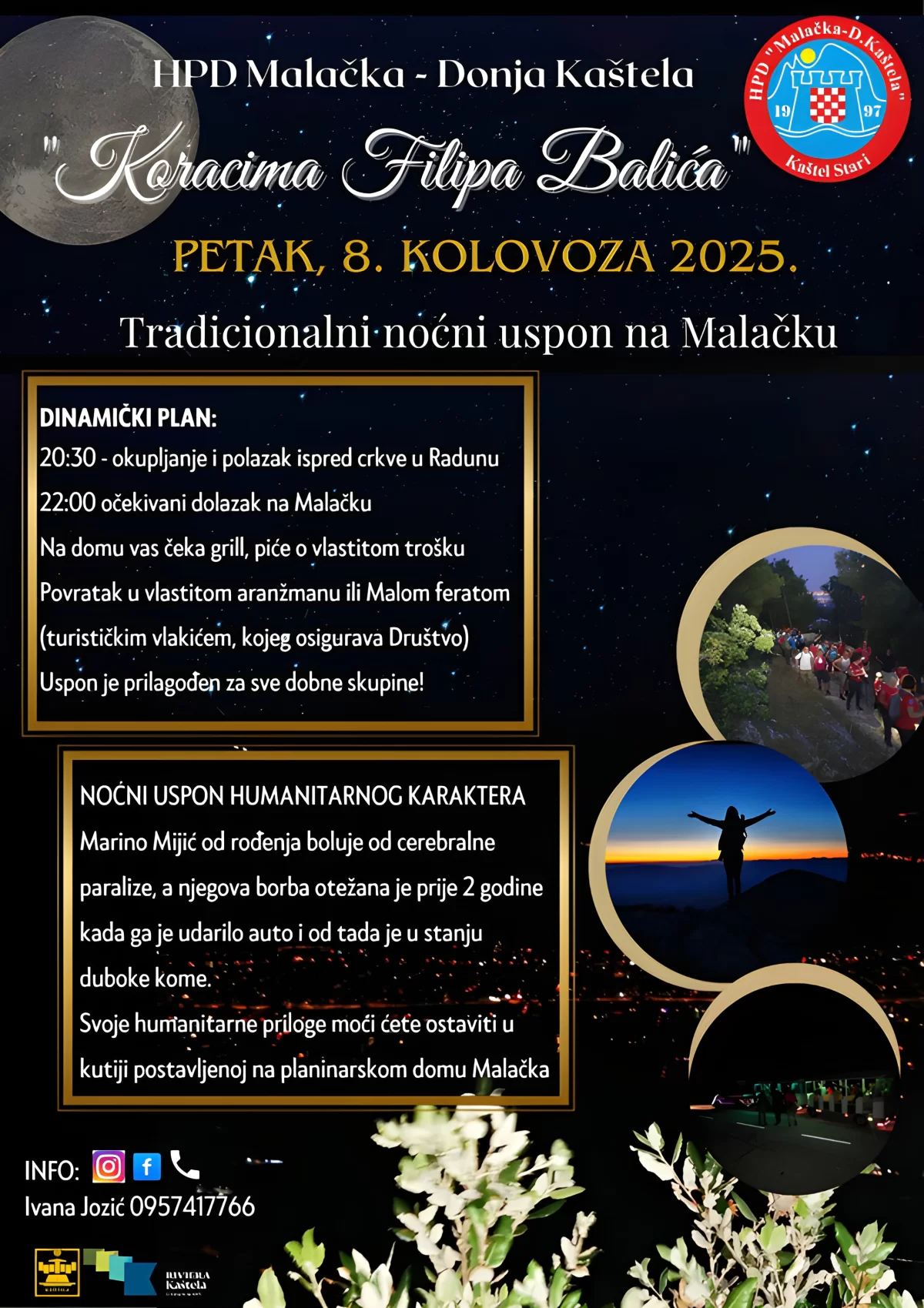 NOĆNI USPON NA MALAČKU