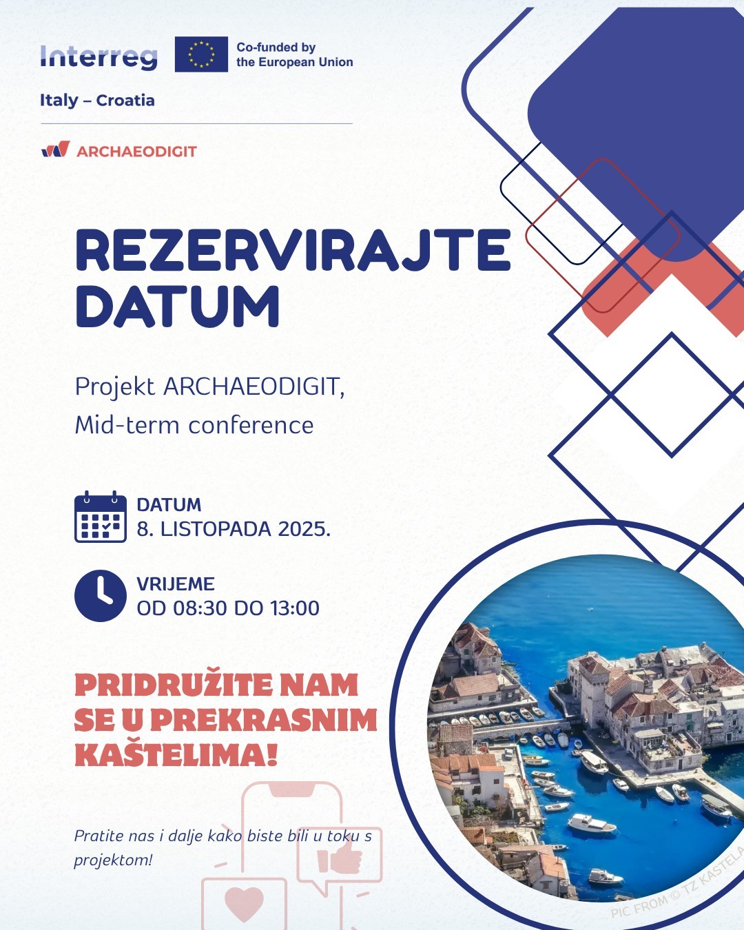 Održiva arheološka baština: Mid-term konferencija projekta ARCHAEOdigit u Kaštelima