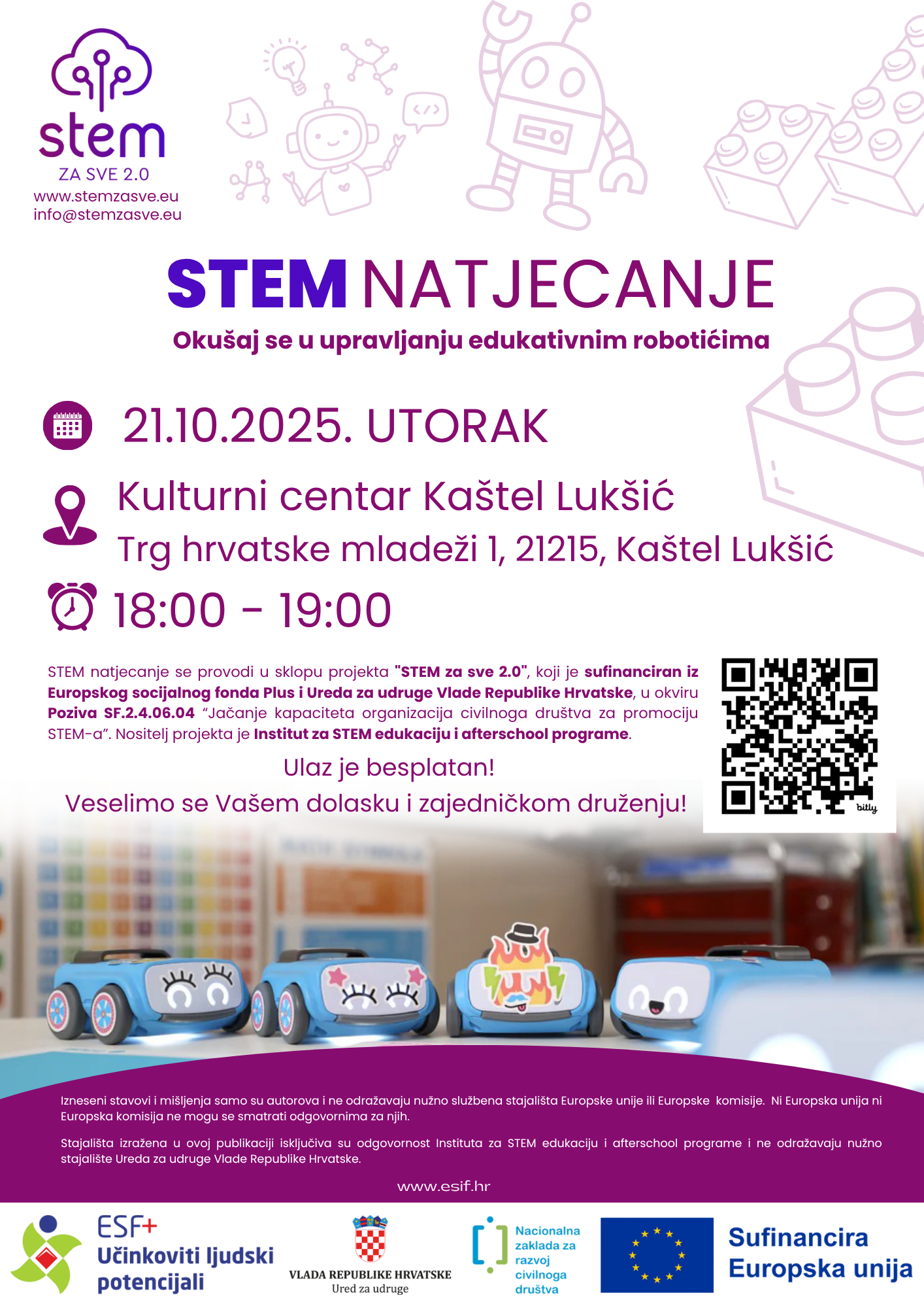 Plakat Stem Natjecanje Kc KaŠtel LukŠiĆ