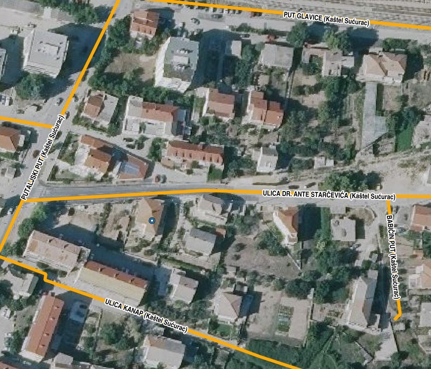 Obavijest o radovima u Ulici Ante Starčevića u Kaštel Sućurcu