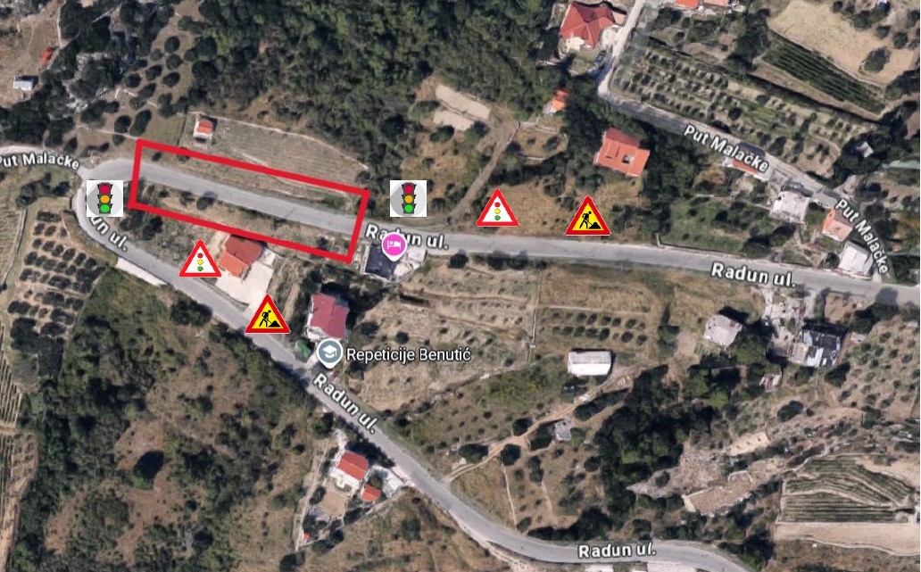 Radovi u Ulici Put Malačke u Kaštel Starom