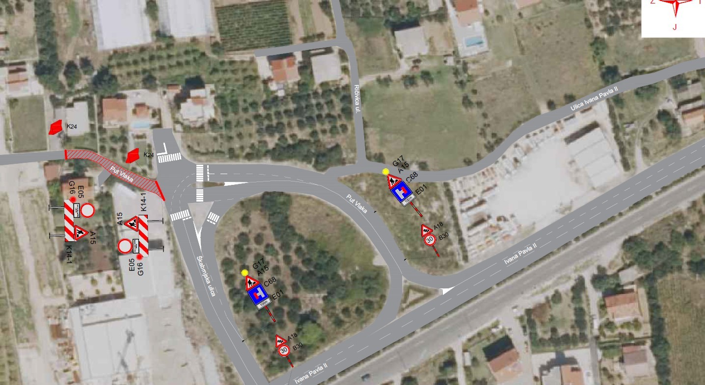 Početak radova u Ulici Put vlaka, Kaštel Novi