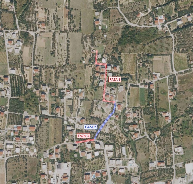 Radovi u sklopu aglomeracije u Ulici Kraljice mučenika u Kaštel Starom