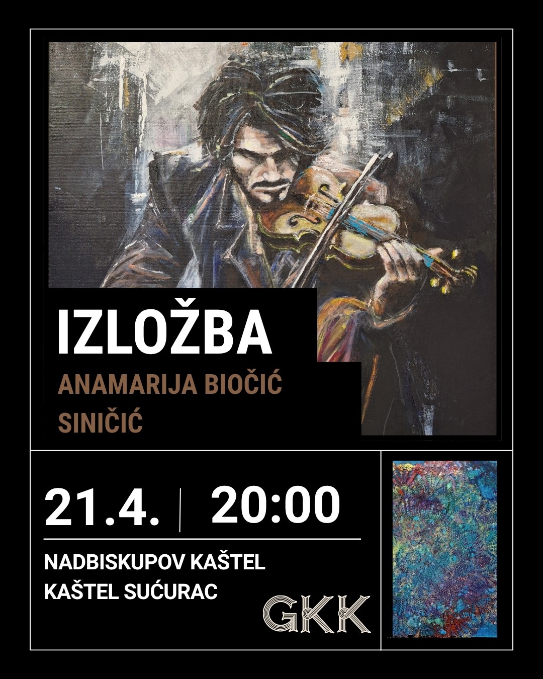 Izložba Likovnih Radova Anamarija Biočić Siničić Gkk Gradska Knjižnica Kaštela Noć Knjige