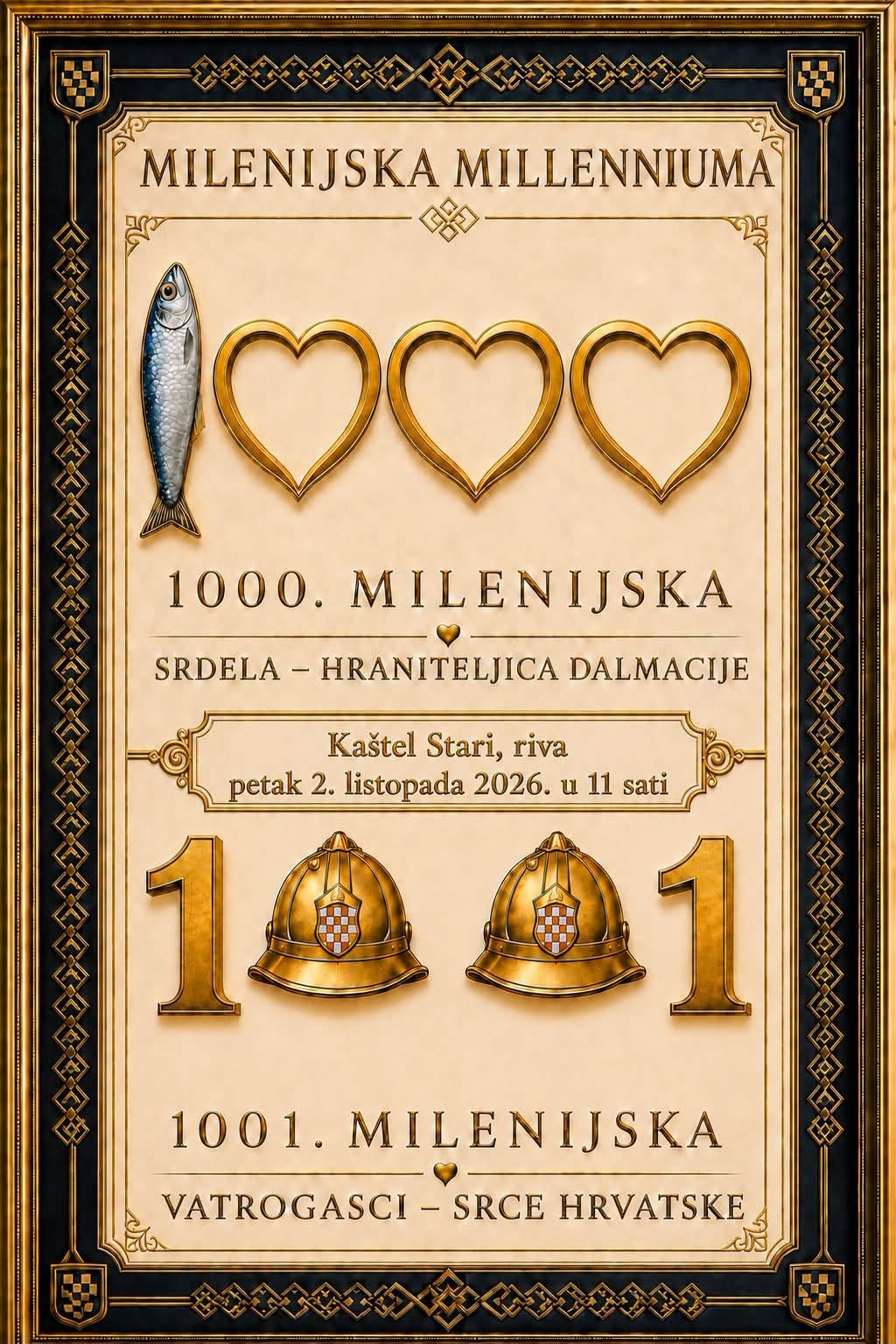 Šime Strikoman Plakat Milenijska