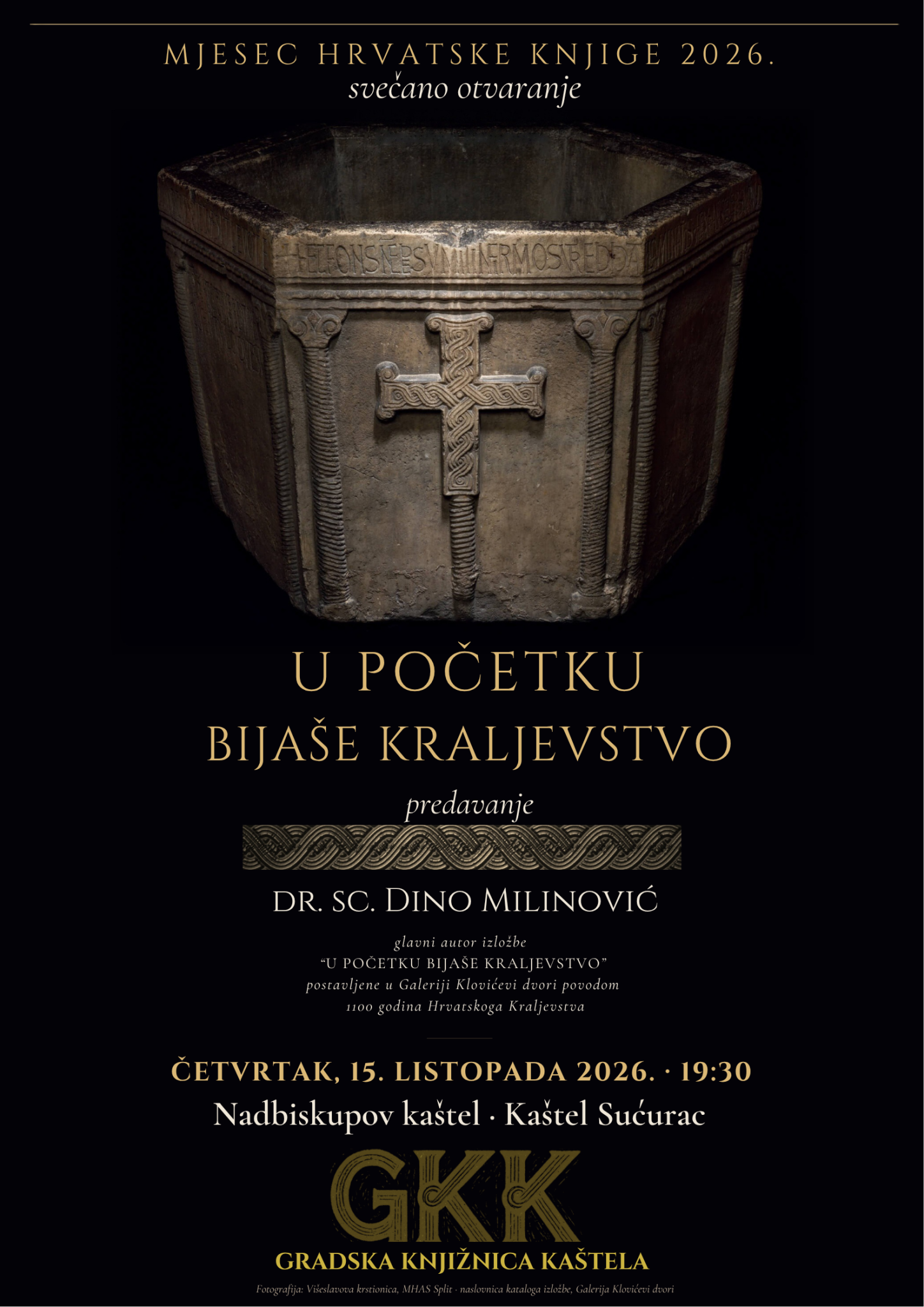 U Početku Bijaše Kraljevstvo Dr. Sc. Dino Milinović Gkk Gradska Knjižnica Kaštela